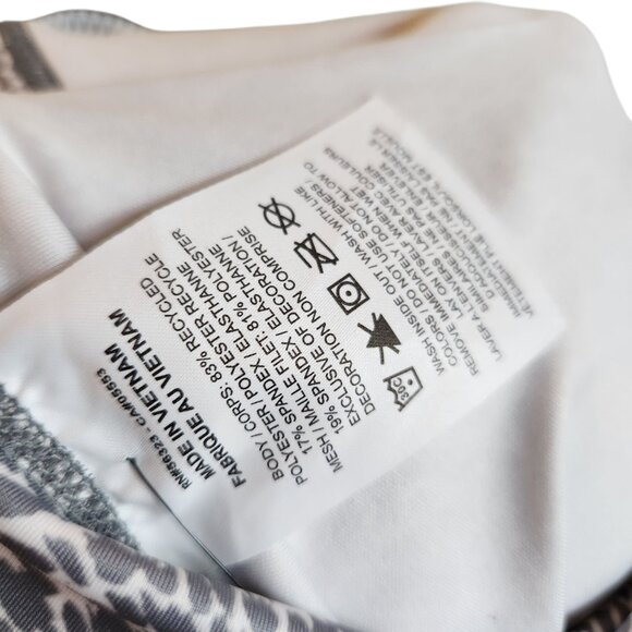 Nike Pants Women's XL White Gray Animal Print Leggings Gym Workout Running NEW - Picture 11 of 13